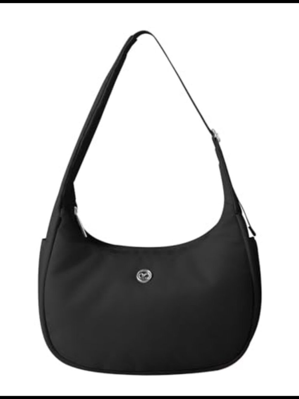 Nylon Crescent Shoulder Bag Mini Underarm Purse Small Tote